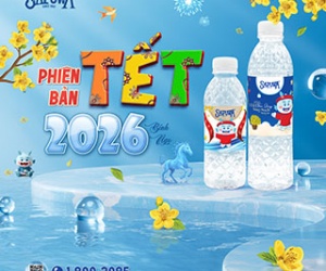 SAPUWA ra mắt nhãn xuân Bính Ngọ 2026: Khi tinh khiết gặp may mắn – gửi trọn lời chúc năm mới đến mọi gia đình Việt